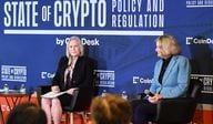 U.S. Sens. Kirsten Gillibrand and Cynthia Lummis are hopeful about aspects of their sweeping crypto bill. (Stephen Lovekin/Shutterstock for CoinDesk)