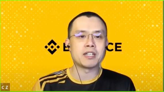 Binance CEO Changpeng "CZ" Zhao speaks during CoinDesk’s invest: ethereum economy conference.