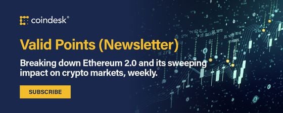 The Valid Points newsletter follows Ethereum 2. 