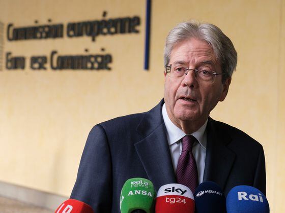 BRUSSELS, BELGIUM - NOVEMBER 11: European Union Commissioner for Economy Paolo Gentiloni Silveri talks to media in the berlaymont, the EU Commission headquarter on November 11, 2022 in Brussels, Belgium. EU Commissioner said: "After a strong first half of the year, the EU economy has now entered a much more challenging phase. The shocks unleashed by Russias war of aggression against Ukraine are denting global demand and reinforcing global inflationary pressures. The EU is among the most exposed advanced economies due to its geographical proximity to the war and heavy reliance on gas imports from Russia. As a result, although growth in 2022 is set to be better than previously forecast, the outlook for 2023 is significantly weaker for growth and higher for inflation compared to the European Commissions Summer interim Forecast. (Photo by Thierry Monasse/Getty Images)