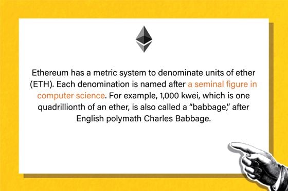 Find the full naming convention for the Ethereum metric system here. 