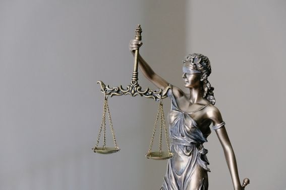 lady justice is blind