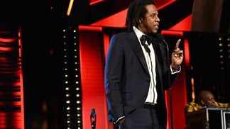 Jay-Z (shown) and Jack Dorsey team up for Bitcoin education (Kevin Mazur/Getty images)