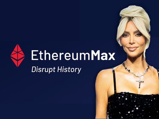 CDCROP: EMAX Ethereum Max and Kim Kardashian (Ethereum Max/Daniele Venturelli/WireImage/Getty Images))
