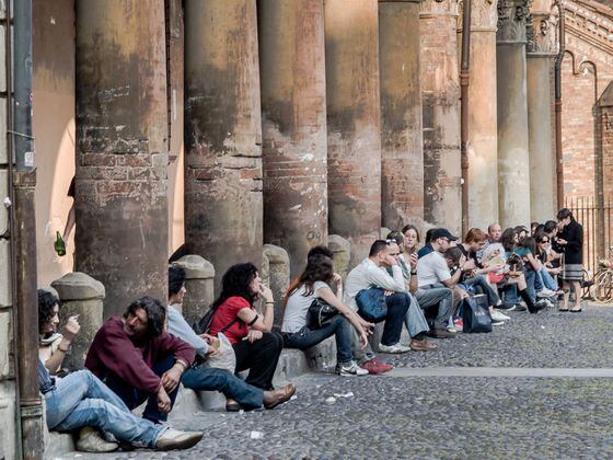 Bologna University students (Michele Ursino/Flickr)