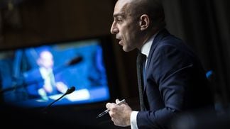 Chairman Rostin Behnam's Commodity Futures Trading Commission (CFTC), is expected to hold a May 23 roundtable to weigh an application from FTX.US to directly clear customers' derivatives trading. (Sarah Silbiger/Bloomberg via Getty Images)