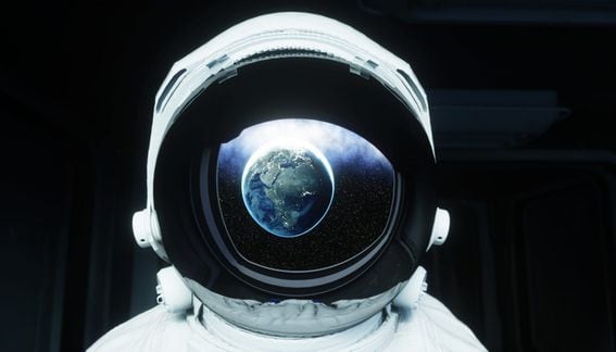 earth, astronaut