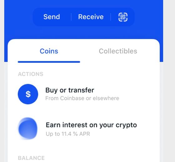 New functionality in Coinbase Wallet
