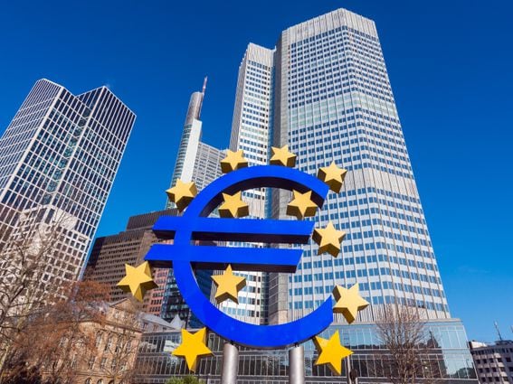 Euro symbol at European Central Bank
