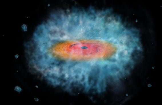 Supermassive Black Hole, By ESA/Hubble