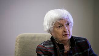 Treasury Secretary Janet Yellen chairs the Financial Stability Oversight Council, which has warned it might take action on stablecoins if Congress doesn't. (Samuel Corum/Getty Images)