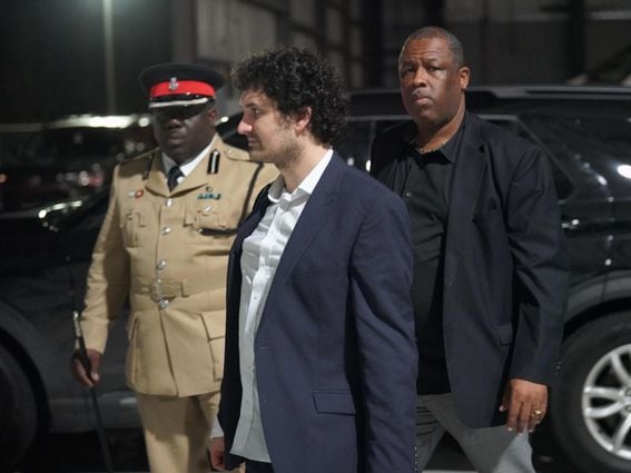 FTX founder Sam Bankman-Fried during his extradition to the U.S. (Royal Bahamas Police Force)