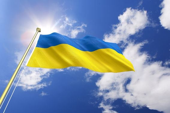 Flag of Ukraine (Kutay Tanir)
