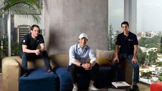 Los cofundadores de La Haus: Jerónimo Uribe, Rodrigo Sanchez-Rios y Tomás Uribe (La Haus)