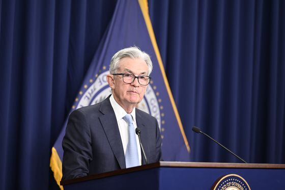 Chair Jerome Powell participates in the Federal Open Market Committee (FOMC) press conference on June 15, 2022.