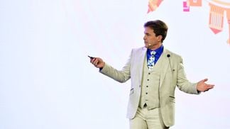 NEW YORK, NEW YORK - OCTOBER 05:  Chief Scientist, nChain Dr. Craig Wright speaks on stage during CoinGeek Conference New York at Sheraton Times Square on October 05, 2021 in New York City. (Photo by Eugene Gologursky/Getty Images for CoinGeek )