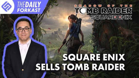Square Enix Sells Tomb Raider; US, China’s Crypto Fate