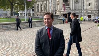 Craig Wright in London in 2019 (Oliver Knight/CoinDesk)