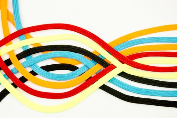 multicolored ropes representing Ethereum and layer 2 ecosystem