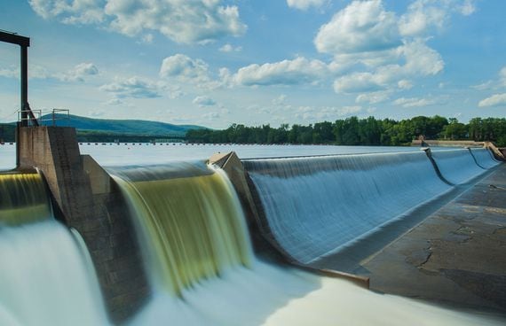 Hydroelectric energy is widely used as a source of clean power for mining.