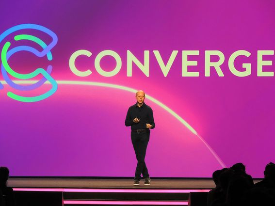 Circle CEO Jeremy Allaire speaks at Converge 2022. (Nikhilesh De/CoinDesk)