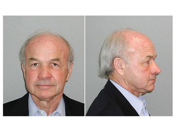 Enron founder and longtime CEO Kenneth Lay, in a mugshot taken July 2004. Lay was convicted of fraud in 2006, but died before being sentenced. (Photo courtesy Bureau of Prisons/Getty Images)