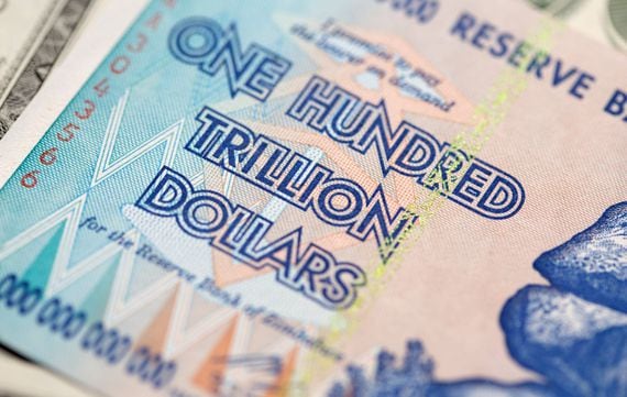 Zimbabwean banknote (Fedor Selivanov/Shutterstock)