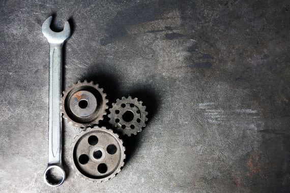 wrench and gears