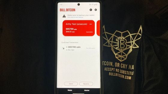 Bull Bitcoin mobile wallet (Frederick Munawa)