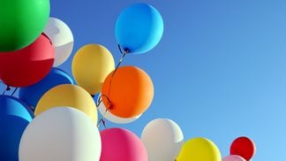 Balloons image via Shutterstock