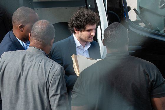 FTX founder Sam Bankman-Fried is seen arriving at court on December 19, 2022 in Nassau, Bahamas. (MEGA/GC Images)
