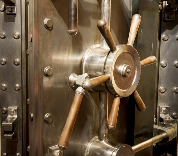 Bank Vault. Credit: Shutterstock