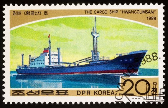 INT'L WATERS: A reliable way for DPRK to circumvent sanctions involves ship-to-ship transfers with cryptocurrency payments. (Credit: Shutterstock)
