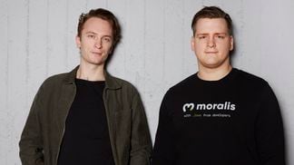 Moralis co-founders Filip Martinsson and Ivan Liljeqvist (Moralis)