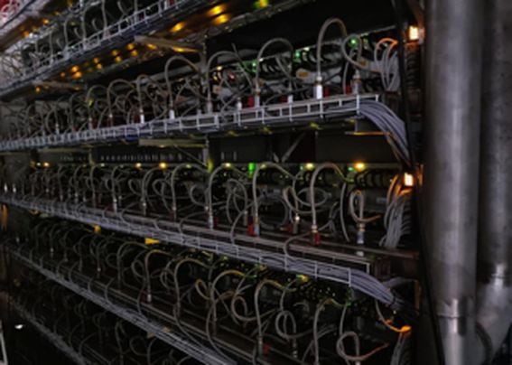 Bitcoin miners connected to a district heating system in Finland