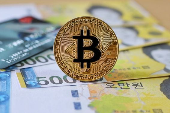 Bitcoin and Korean won