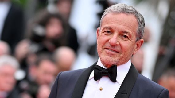 Disney CEO Bob Iger in a tuxedo on the red carpet in May 2023.