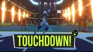 Touchdown in NFL Rivals game