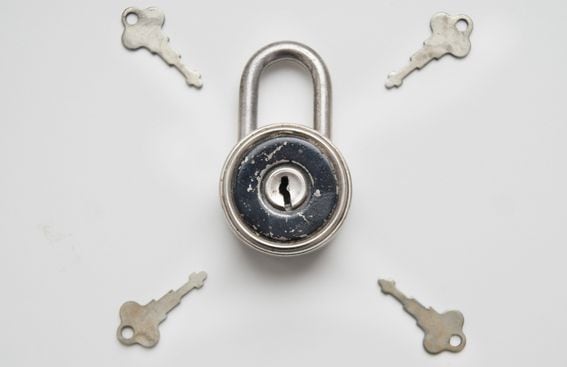 lock, key