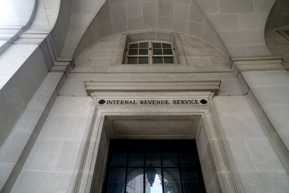 The IRS building in Washington, D.C. (Stefani Reynolds/Bloomberg via Getty Images)