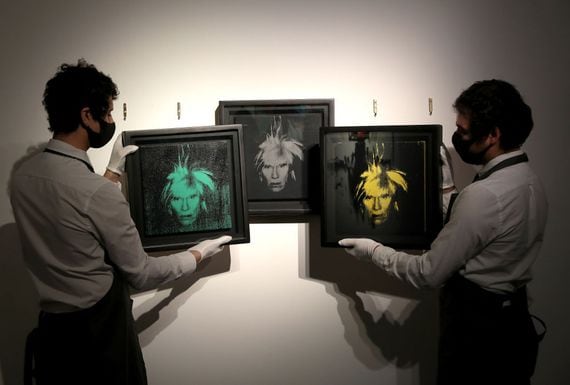 Andy Warhol's "Three Self-Portraits"