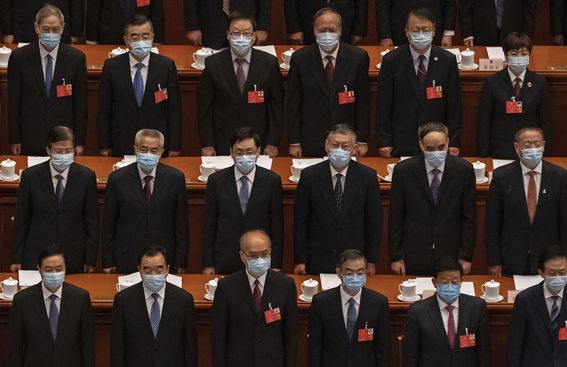 Chinese Communist Party delegates, 2020.