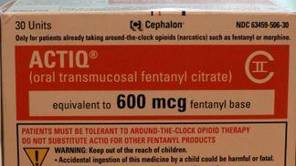 Prescription fentanyl (Daniel Tahar/Wikimedia Commons)