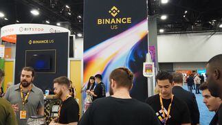 Binance .US at Bitcoin Miami 2022 (Danny Nelson/CoinDesk)