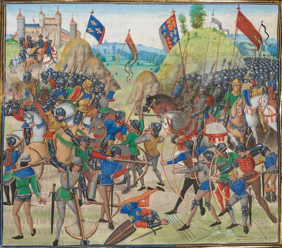 A different kind of 51% attack: The Battle of Crécy (1346) by Jean Froissart. (Wiki Commons) 