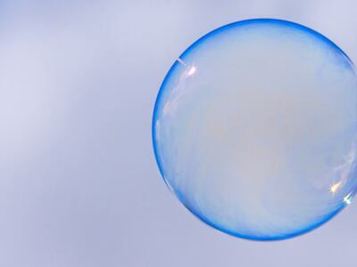 A bubble. (Zdeněk Macháček/Unsplash)