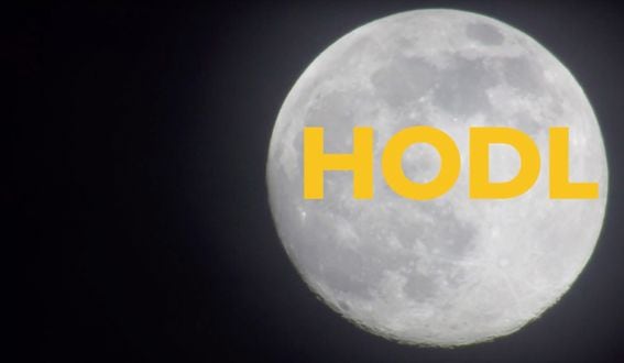 The term "HODL" is crypto-industry slang for the practice of holding tokens for the long term. 
