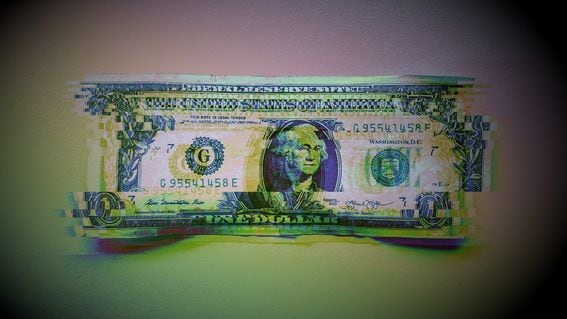 digital cash, dollar bill (Ryan Quintal/Unsplash, Modified by CoinDesk)