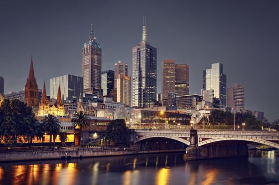 Melbourne city at night (James O'Neil/ Getty Images)