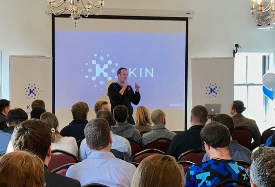 KIN, originally created in 2017 by Kik Interactive to monetize the messaging app, has a market cap of nearly $50 million. (Brady Dale/CoinDesk)